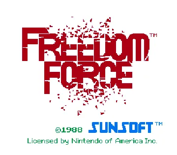 Freedom Force (USA) screen shot title